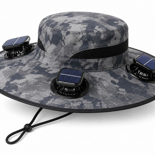 Sonnenhut mit ventilator - sonnenhut,