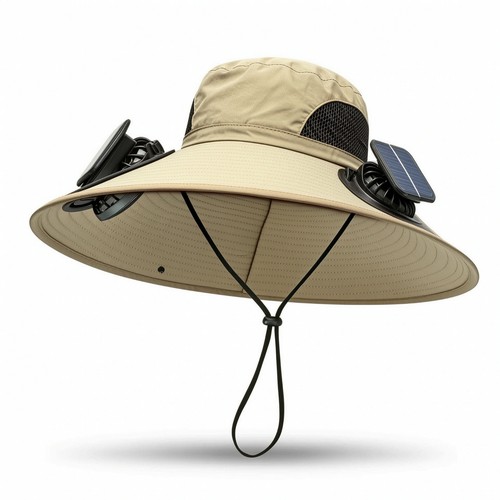 Sonnenhut mit ventilatoren - sonnenhut,